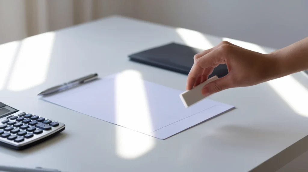 Reset your budget to zero